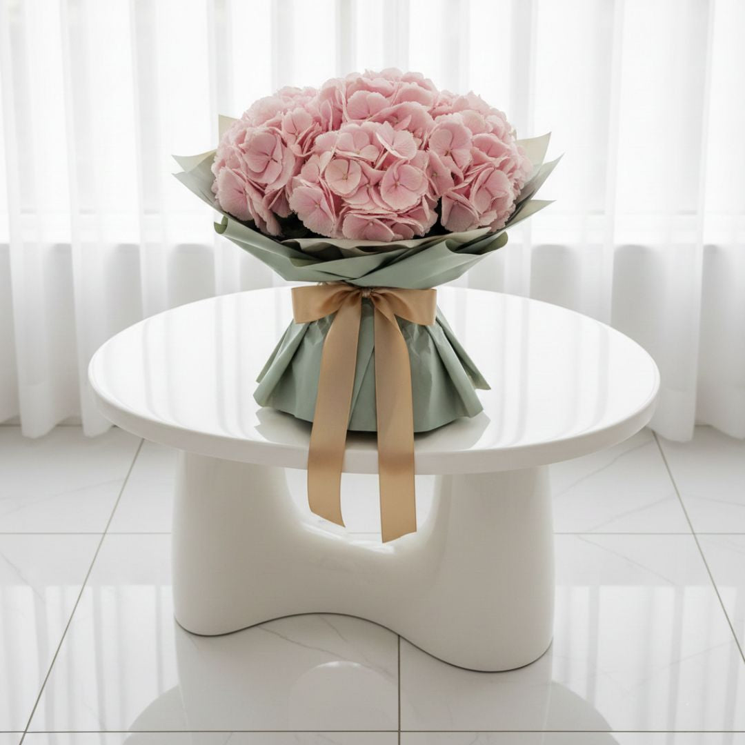 Pink Hydrangea Delight Bouquet