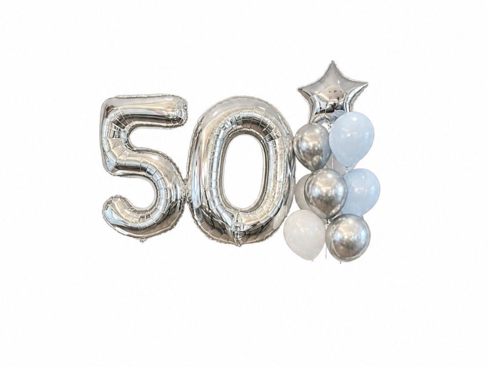 Double Number Set Silver 2