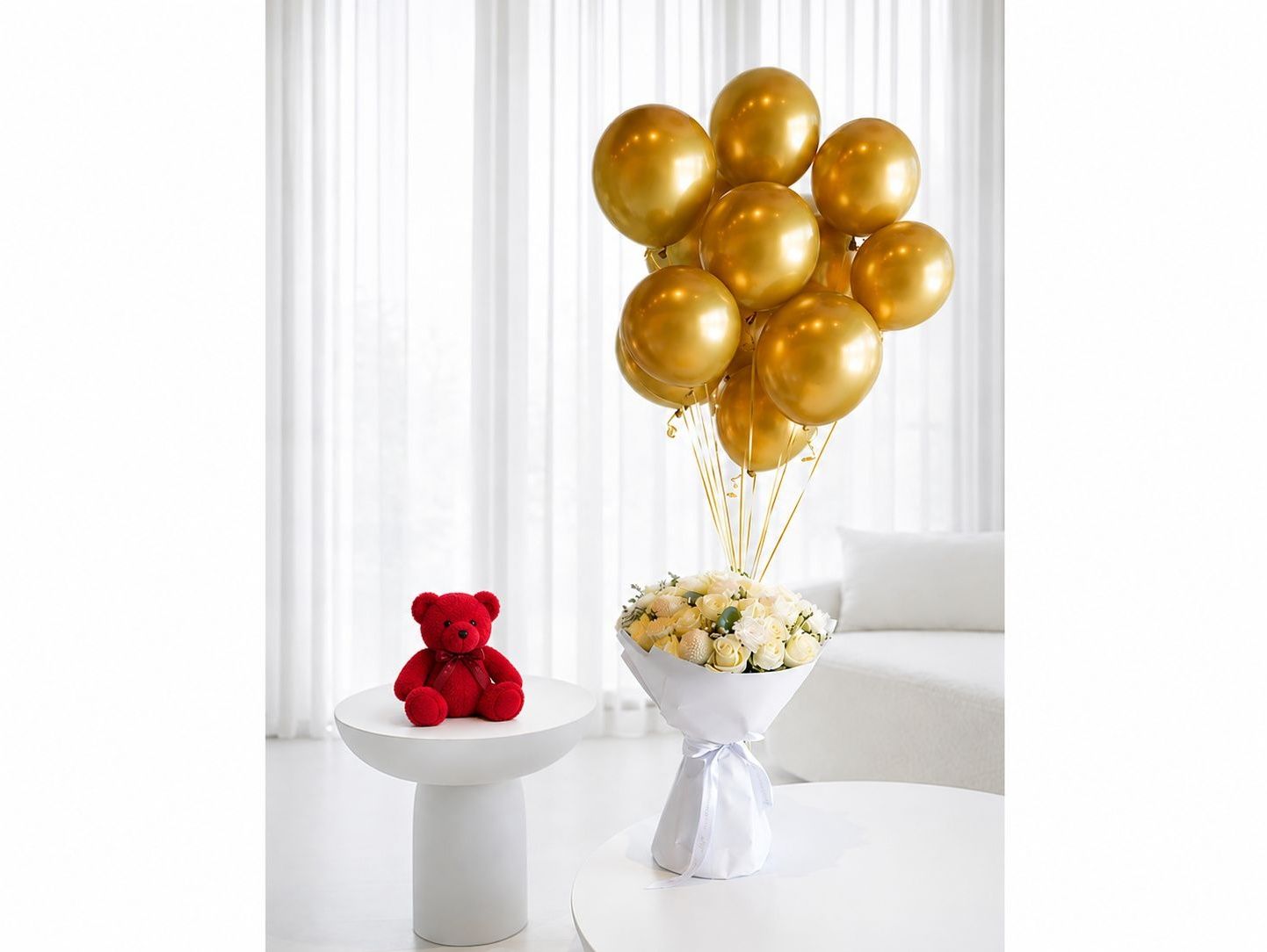 Golden Ivory Rose Celebration