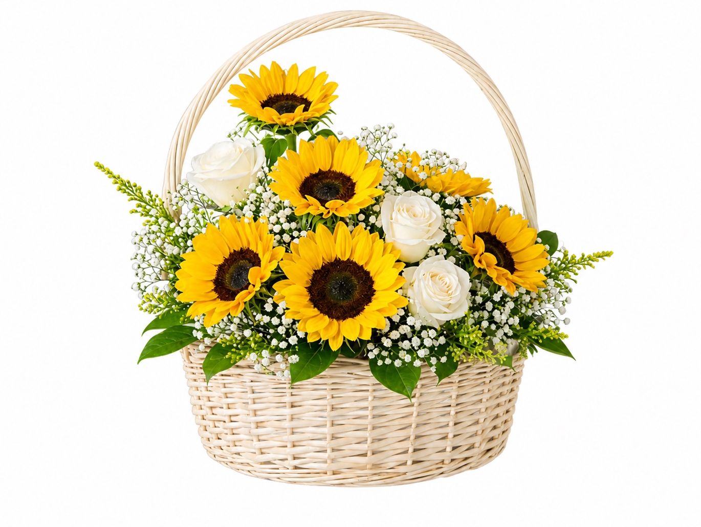 Sunlit Harmony Basket