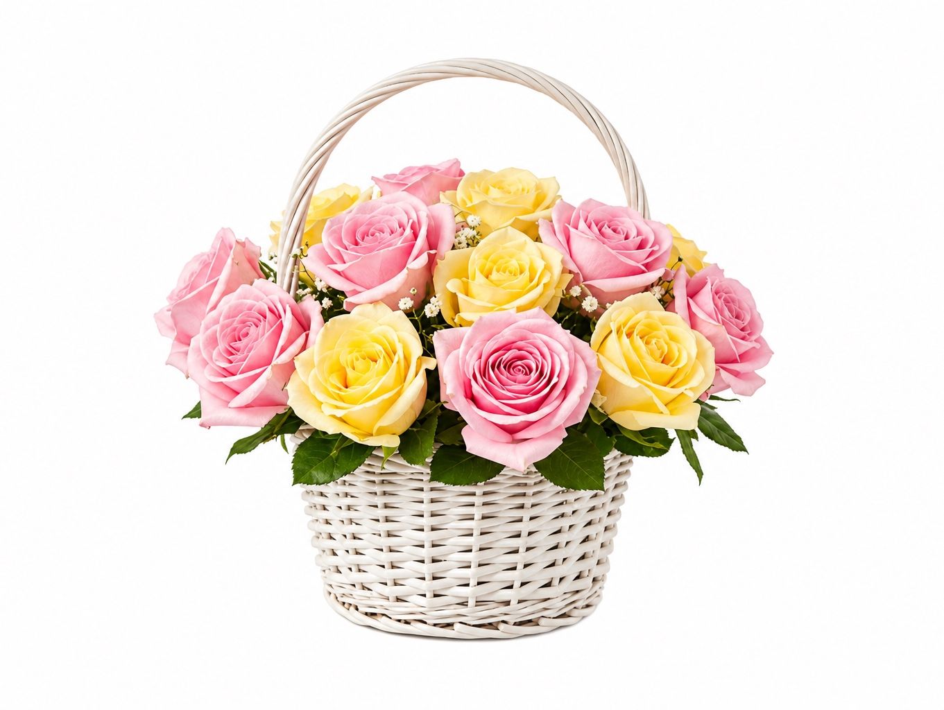 Valentines Blushing Love Basket
