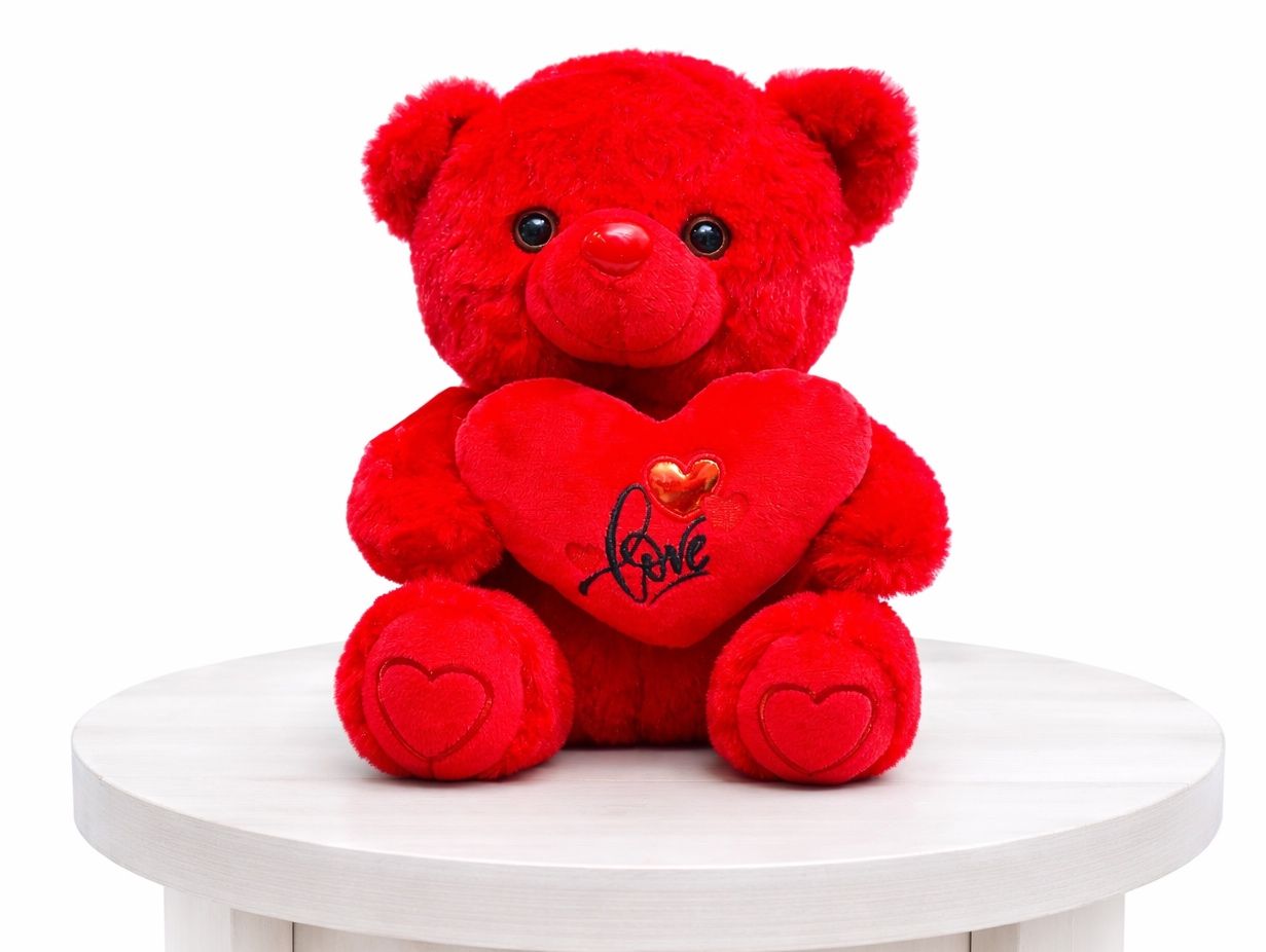 Mini Red Heart Teddy