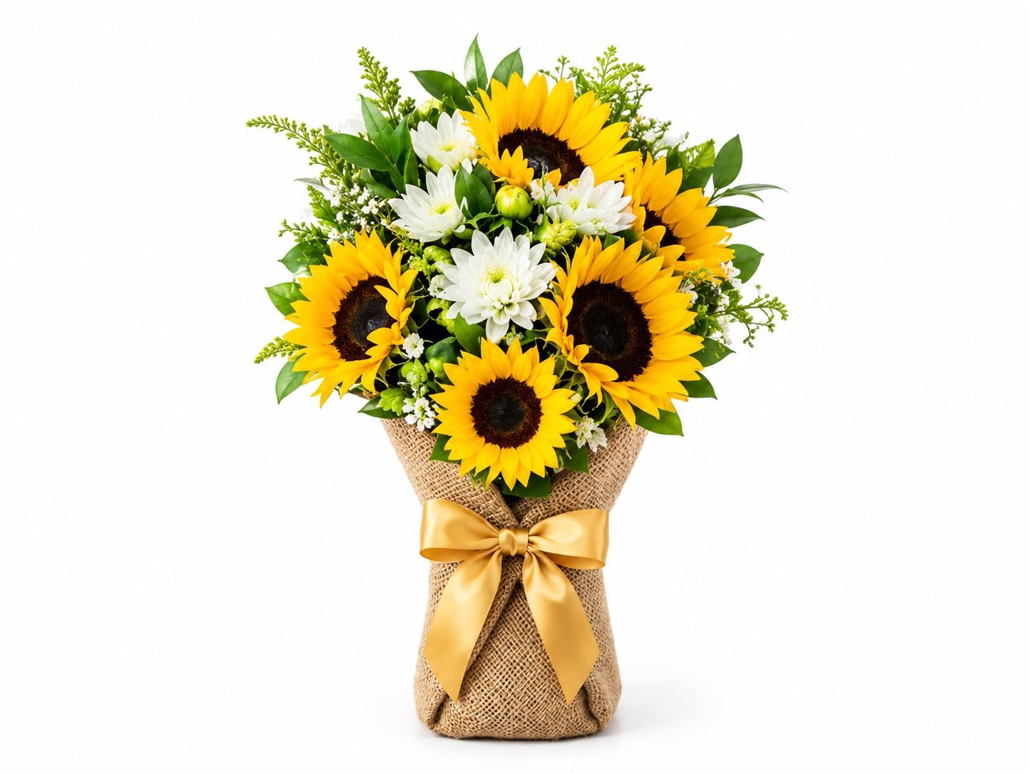 Golden Field Magic Mixed Flower Bouquet.