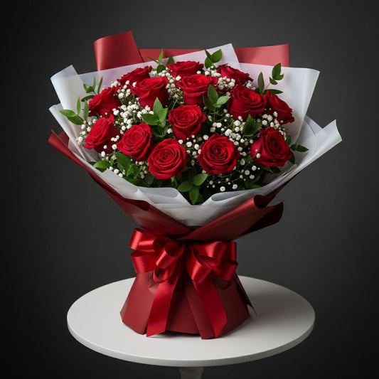 Valentine's Blazing Love Bouquet