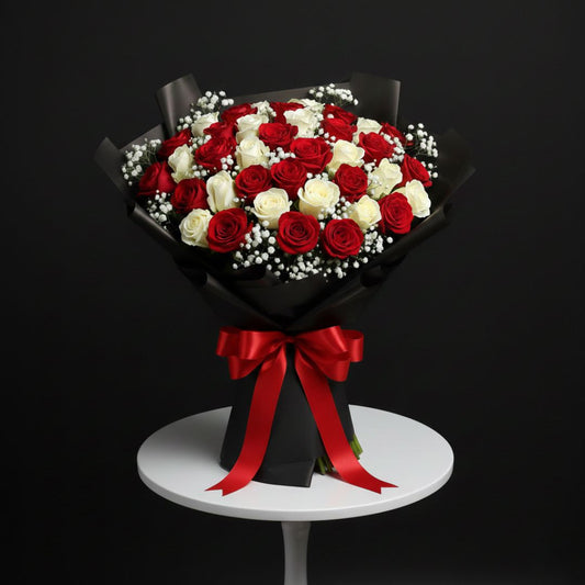 Dark Elegance Love Rose Bouquet