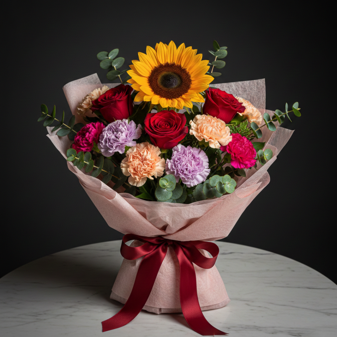 Serene Violet Bouquet