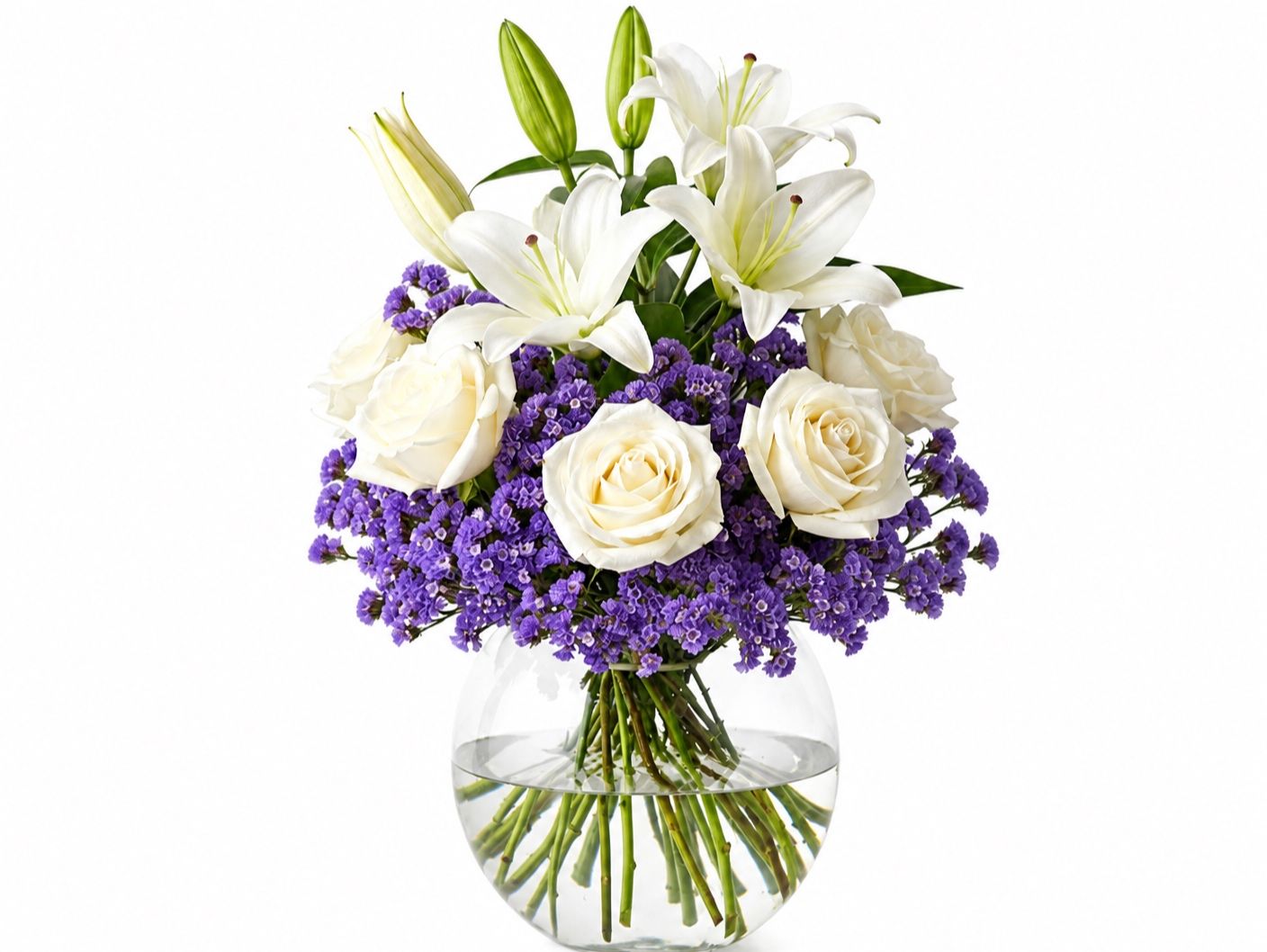 Ivory Amethyst Elegance