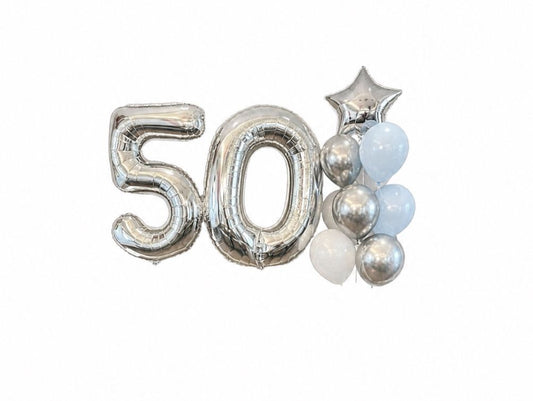 Double Number Set Silver 2