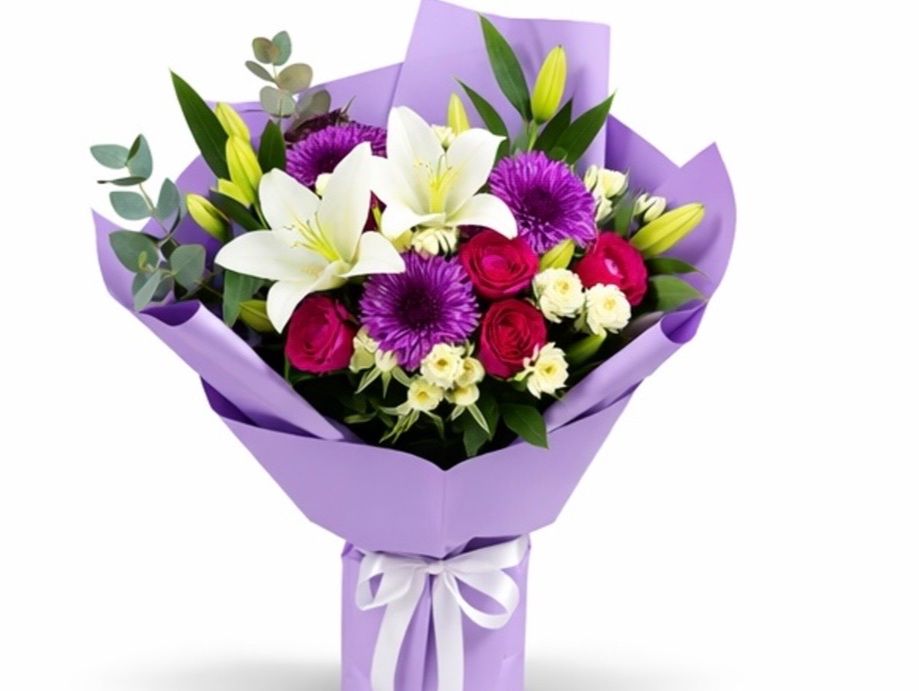 Lily and Chrysanthemum Flower Mix
