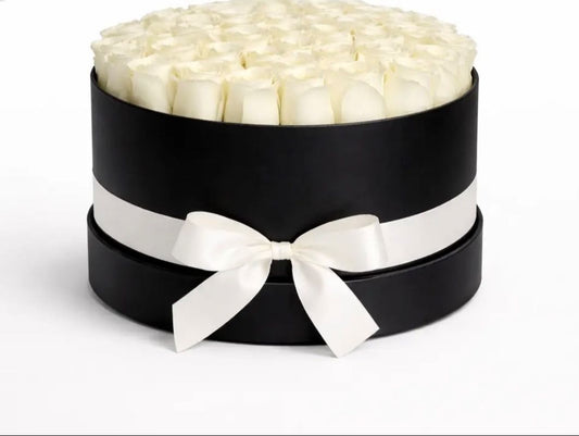 51 white roses