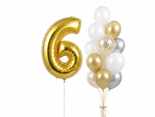 Single Number Set Gold