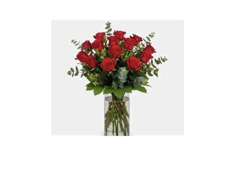 Endless Love 14 Red Roses Vase