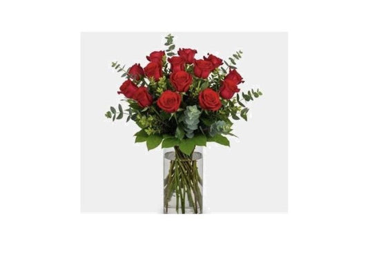 Endless Love 14 Red Roses Vase