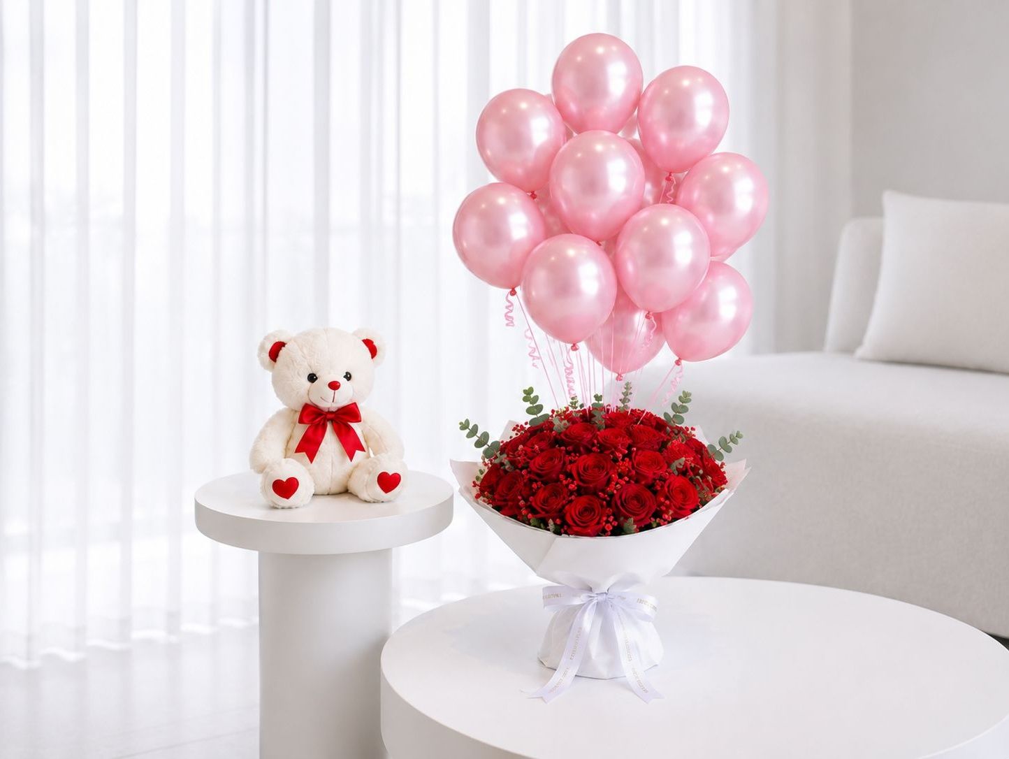 Red Romance Balloon Surprise