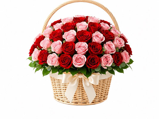 Timeless Love Basket - 30 Roses