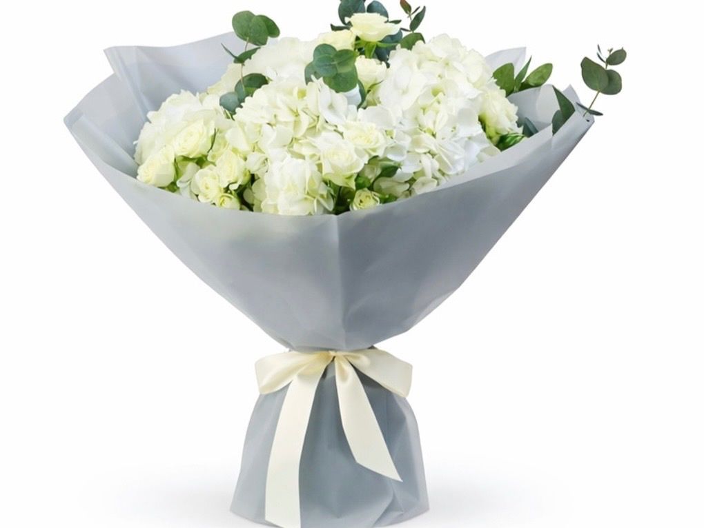 White Hydrangea Bouquet