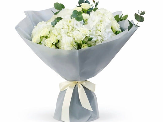 White Hydrangea Bouquet