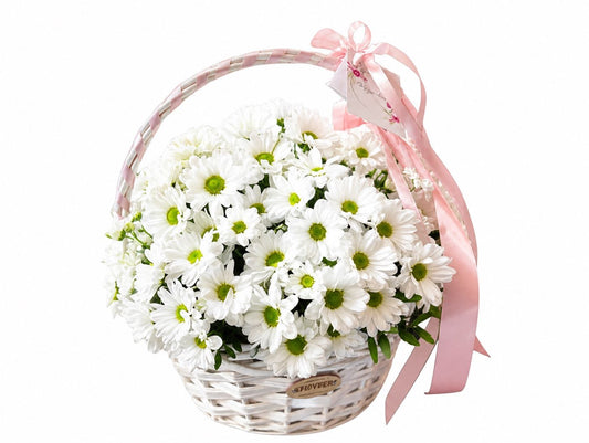 Mix Chrysanthemum Basket