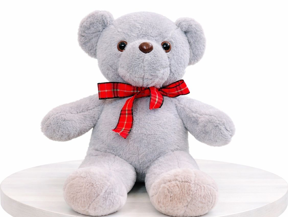 Classic Grey Teddy Bear