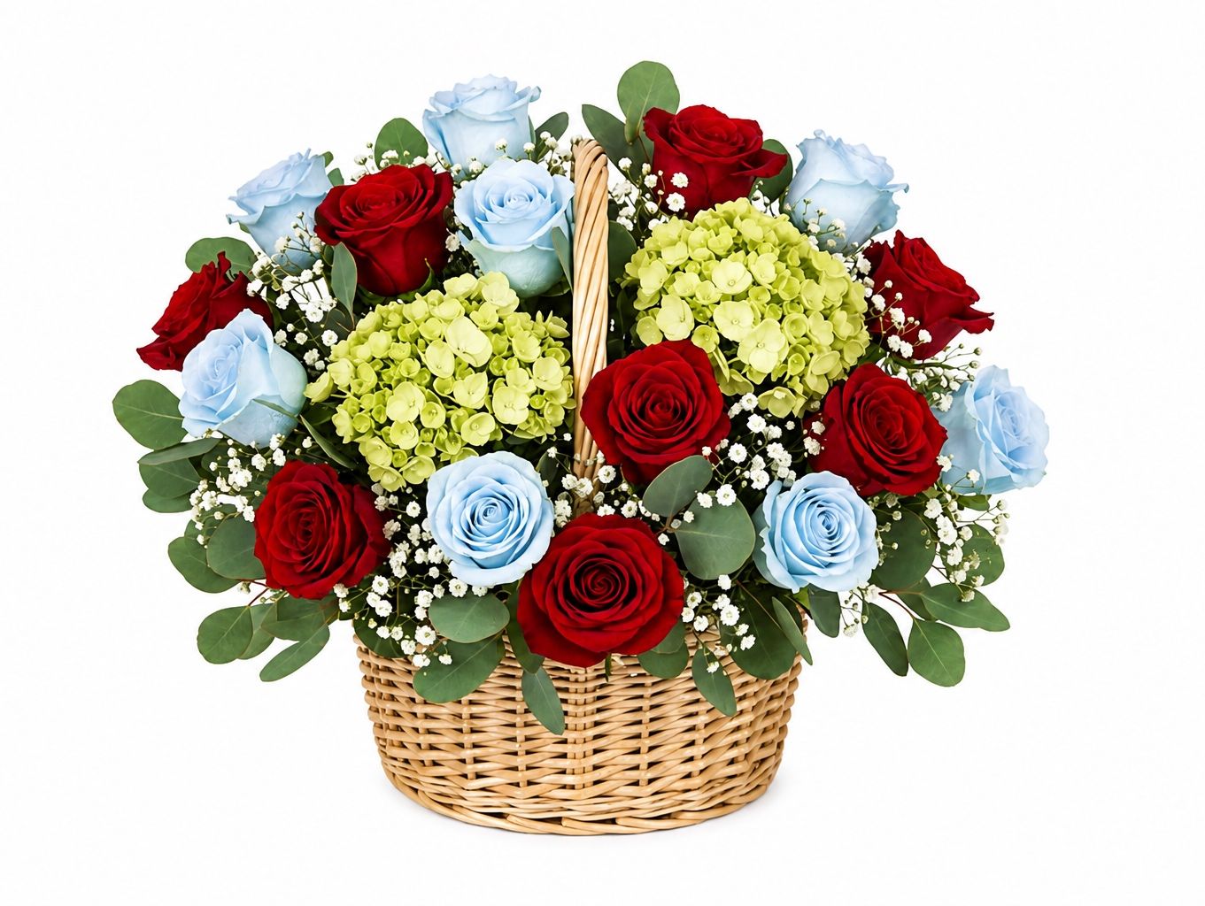 Valentine's Skyline Romance Basket