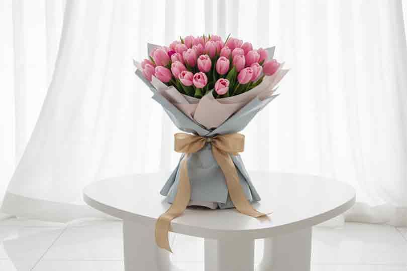 Blush Bloom Tulip Bouquet